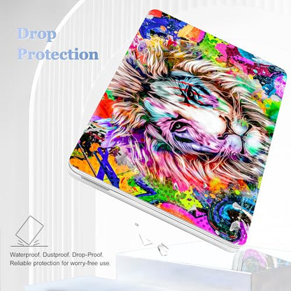 Tuiklol for 2026 MacBook Neo 13 Inch A18 Pro Chip Case, (Model A3404) Anti-Scratch Anti-Drop Slim Hard PC Shell Case with Shockproof Protective MacBook Neo Laptop Cover, Cute Lion - color: Cute Lion