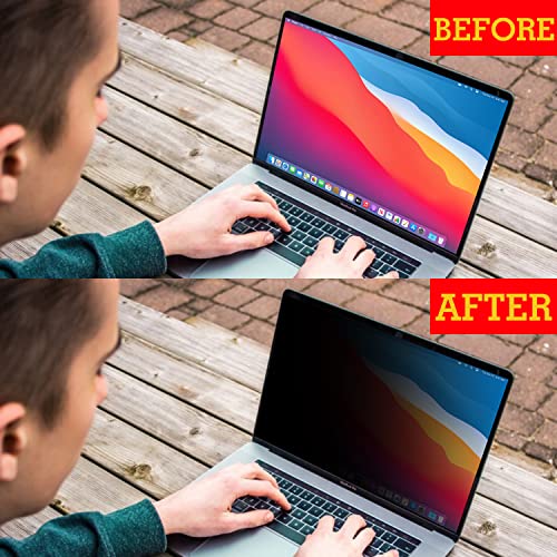 Privacy Screen for MacBook Air 15 Inch (2023-2025, M2, M3, M4) | Removable Flip Over Laptop Privacy Shield | Anti-Glare | Eye Protection| Aniti Spy | Blue Light Reduced Protector - size: Macbook Air 15" M3/M4/M5