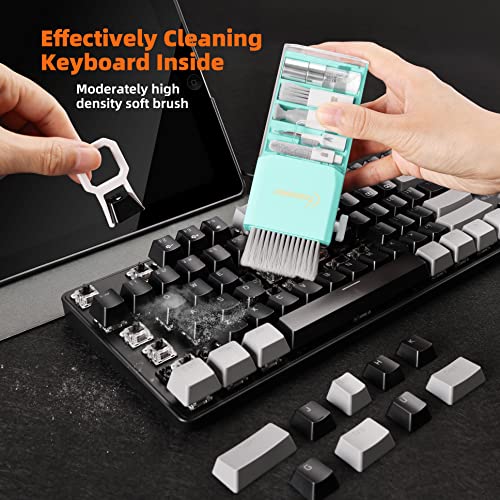 Keyboard Cleaner Laptop Cleaning Kit, Keyboard Cleaning Kit Laptop Cleaner, Electronics Cleaning Tool, White, TF Blue
