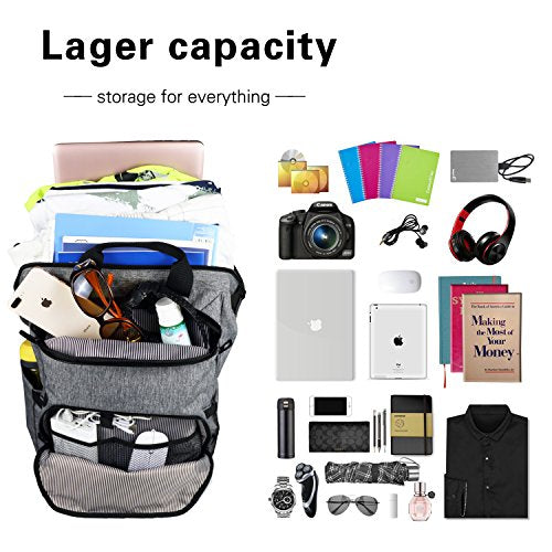 Hap Tim Laptop Backpack, Travel Backpack for Women,Work Backpack (7651-BG) - color: Blue Grey