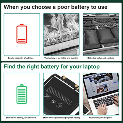 Fancy Buying MacBook pro A1819 A1706 Replacement Battery for MacBook Pro 13 inch A1706 Late 2016 Mid 2017, EMC 3071, EMC 3163 Laptop Battery NO. MPDK2LL/A, MPXW2LL/A, MPXX2LL/A, MQ002LL/A - size: 9.33*4.2*0.28inch A1706