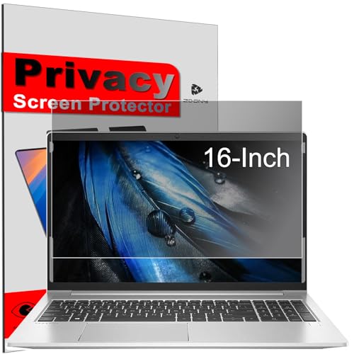Privacy Screen for HP OmniBook 3 16/OmniBook 5 16/OmniBook 7 16丨HP OMEN 16/Envy 16/Spectre 16/ZBook 16/EliteBook 16 Series 16-Inch Removable Laptop Privacy Filter Shield (Snap-on installation) - color: Privacy