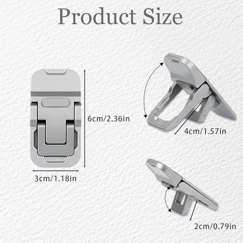 2 Pcs White Portable Keyboard Riser, Dual Tilt Angle Adjustment Foldable Laptop Stand, Self-Adhesive Mini Computer Stand for Desk/Most Keyboards - color: White