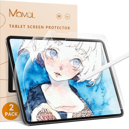 Mamol [2 Pack] Paper Screen Protector for iPad 11th generation (A16, 2025)/ 10th generation (2022), Write and Draw Like on Real Paper/Matte/High Sensitive/Anti Glare - size: iPad 10th Gen 2022/11th Gen 2025