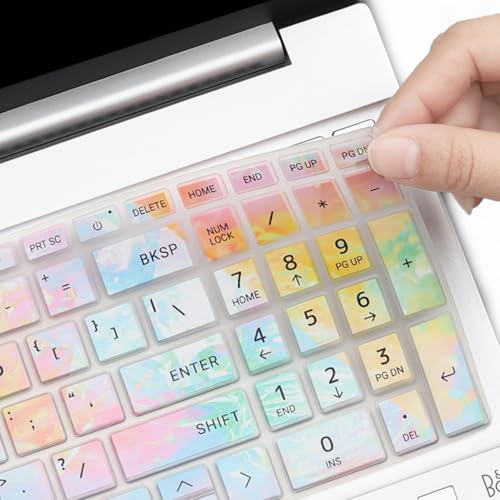 Keyboard Cover for HP Laptop 15-fc 15-fd 15.6" Series 15z-fc000 15t-fd000 15t-fd100 15-fd0023dx 15-fd0005dx 15-fc0025dx 15-fc0245dx fd0883nr fd0083wm fd0127dx fd0182wm 15-fc0093dx fc0041wm - color: Dazzle