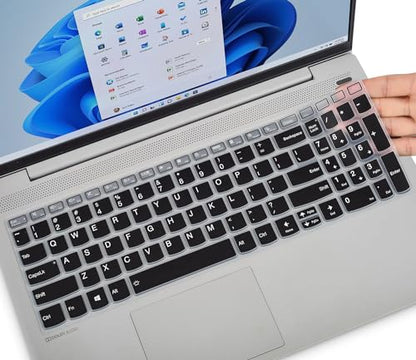 Keyboard Cover for 2026-2023 Lenovo IdeaPad 1 / IdeaPad 1i 15IJL7 15IAU7 15IGL7 15ADA07 15.6", IdeaPad Slim 5 5i/Slim 3 3i 15.6" 16", Lenovo V15 G5 G4 G3 Gen 2 15.6", Ideapad 3 3i 15.6" Laptop -Black - color: Black