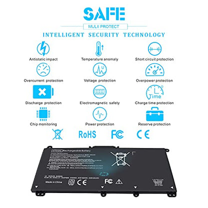 HT03XL L11119-855 Battery for HP Pavilion 15-DA 15-DB 15-DW 15-CS 15-DY 17-BY 17-CA 14-CE 14-CF 14-DF 14-DQ 14-DK 14M-DH 15-da0014dx 15-cs0053cl 15-dw0043dx 15t-dw100 15z-cw100 17-by1053dx L11421-422 - size: 41.7Wh HT03XL 11.55V