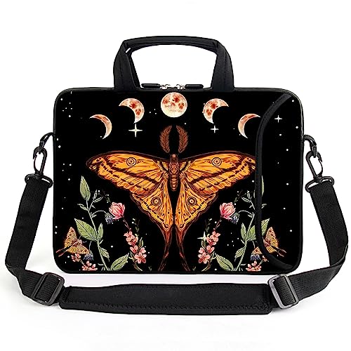 13" laptop bag laptop sleeve chromebook case adjustable shoulder strap with handle accessory pocket for men women (RYD-13-4) - color: Ryd-13-4
