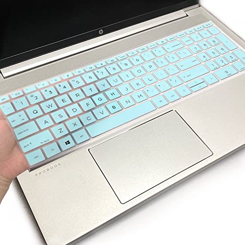 Keyboard Cover for 15.6" HP ProBook 450 G8 G9 G10/ 455 G8 G9 G10/ 650 G8/ HP Zbook Power G8 G9, New HP ProBook 15.6 inch Laptop(NOT fit HP ProBook 450/455/650 G6 G7)-HotBlue - color: HotBlue