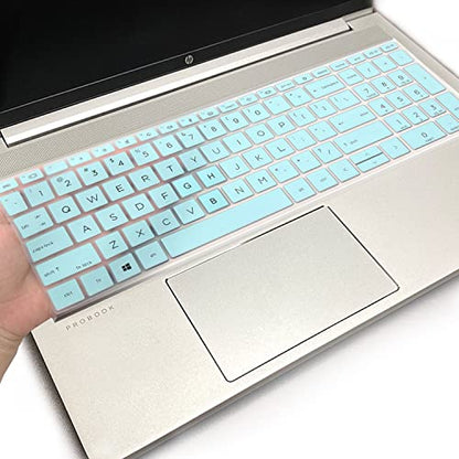 Keyboard Cover for 15.6" HP ProBook 450 G8 G9 G10/ 455 G8 G9 G10/ 650 G8/ HP Zbook Power G8 G9, New HP ProBook 15.6 inch Laptop(NOT fit HP ProBook 450/455/650 G6 G7)-HotBlue - color: HotBlue