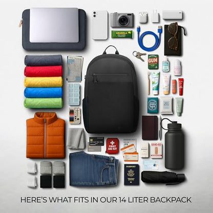 Travelon Anti-Theft Metro Backpack with RFID blocking pouch - color: Black