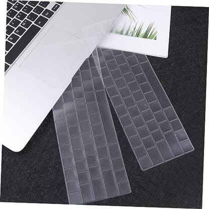 Uonlytech 5pcs Transparent Keyboard Film Compatible with Durable Laptop Keyboard Cover for Water Splash and Dirt Protection Easy to Clean Thin and Breathable Design