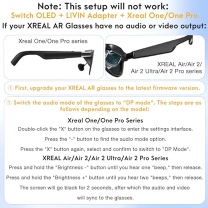 HDMI to USB C Adapter 4K 60Hz Portable Monitor, Unidirectional HDMI Male (Source) to USB C Female (Display) Adapter for AR Glasses XREAL One、Air 2 Pro/VITURE Pro/RayNeo Air 2s/Rokid,Switch,PS4/5,Xbox
