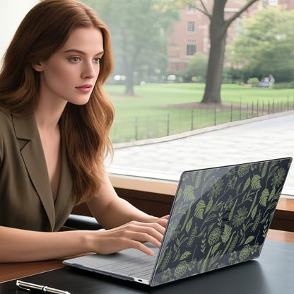 Batianda Sage Botanical Case for Dell XPS 13 Laptop 2024 2025 | Fits Model 9340/9345/9350 13.4" Display, Lightweight Slim Hard Shell Protection for Students and Nature Lovers - color: Plant branches