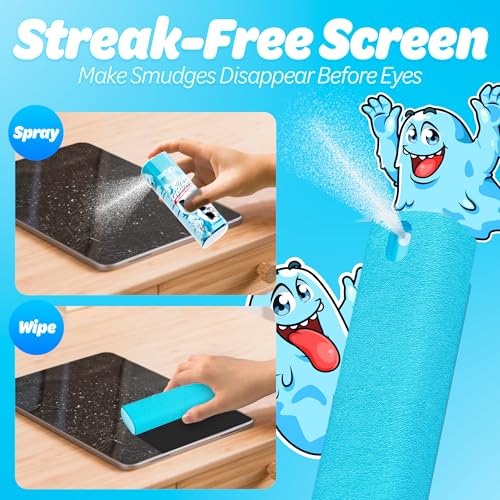 Gunk Getter - Pocket Screen Cleaner (2 Pack) - iPhone Andriod iPads Tablets Car Screens Monitors Travel TSA