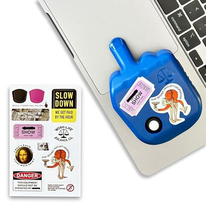 Trackpad Mouse Jiggler Device, Silent, Cordless Undetectable Mouse Mover | Doesn't Work on Dell, No USB, No Software, Automatic Shaker, AA Battery 6 Months, Natural Touchpad Motion, PC Laptop Wiggler