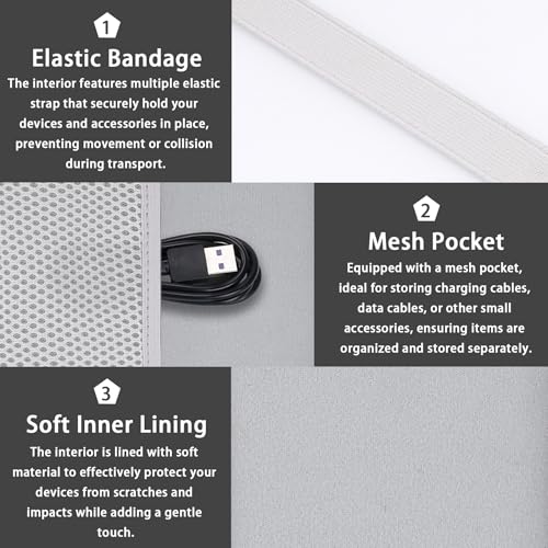 co2CREA Hard Travel Case Replacement for Apple Magic Trackpad (White Case) - color: White Case