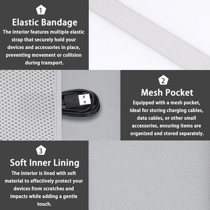 co2CREA Hard Travel Case Replacement for Apple Magic Trackpad (White Case) - color: White Case
