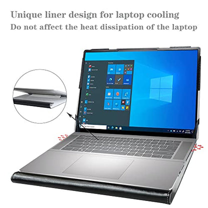 Protective Case for Dell Inspiron 16 5640 5645/Inspiron 16 2-in-1 7640 7645/Inspiron 16 Plus 7640 7630/Vostro 16 5640/Latitude 7640 7650 & Pavilion 16 16-agXXXX 16-afXXXX 16",Black - color: Black