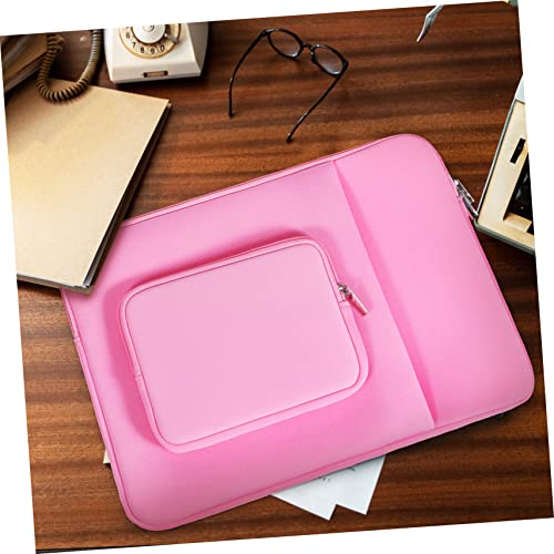 TEHAUX Laptop Case Shockproof Sleeve with Storage Pocket Lightweight Carrying Cover for Women for Work and Travel Stylish Design
