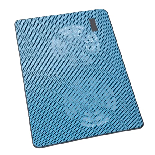 SUNGOOYUE Laptop Cooling Pad, Dual High Performance Fans 15dB Quiet Ergonomic Adjustable Stand Premium Metal Mesh 1.5mm Aperture,for 17 Inch Laptop