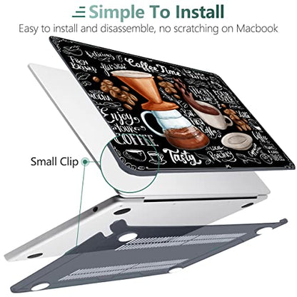 MEEgoodo Case for M5/M4/M3/M2 MacBook Air 13 inch Case 2026 2025 2024 2022, Fit Model A3449/A3240/A3113/A2681, Laptop Hard Shell Compatible with MacBook Air 13.6-inch, Coffee - color: Coffee