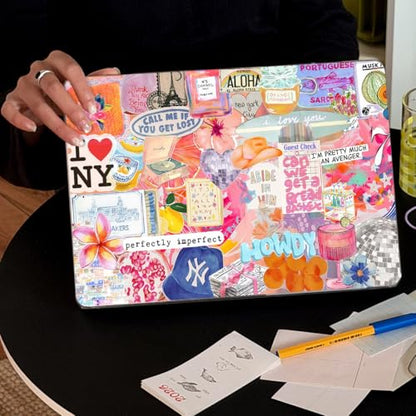 for MacBook Neo Case 13 inch 2026 A18 Pro (A3404), Anti-Scratch Protective Pattern Hard Shell Case, Trendy Laptop Cover with Keyboard Cover+Screen Film+Trackpad Film,Colorful Chaos ﻿ - color: Colorful Chaos