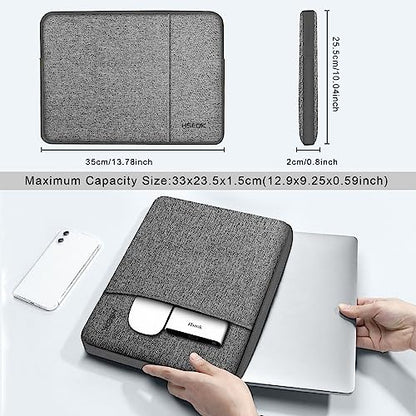 Hseok Laptop Case 13.3-14 Inch Sleeve, Water-Resistant Computer Bag Compatible with MacBook Neo/Pro 14" M5/M4/M3/M2/M1 and All 13.3" Mac Air/Pro, XPS 14 and Most Popular 13.3"-14" Notebook，D02G05 - color: D02G05, size: 13.3"