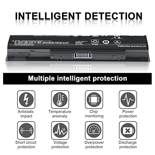 TSKYBEAR P106 PI06 PI09 P109 710416-001 710417-001 Notebook Battery Compatible with HP Envy,Envy TouchSmart,Pavilion,Pavilion TouchSmart 14 15 17 Series Laptop Battery Hstnn-Lb4N Hstnn-Lb40 Hstnn-Yb4N - size: PI06
