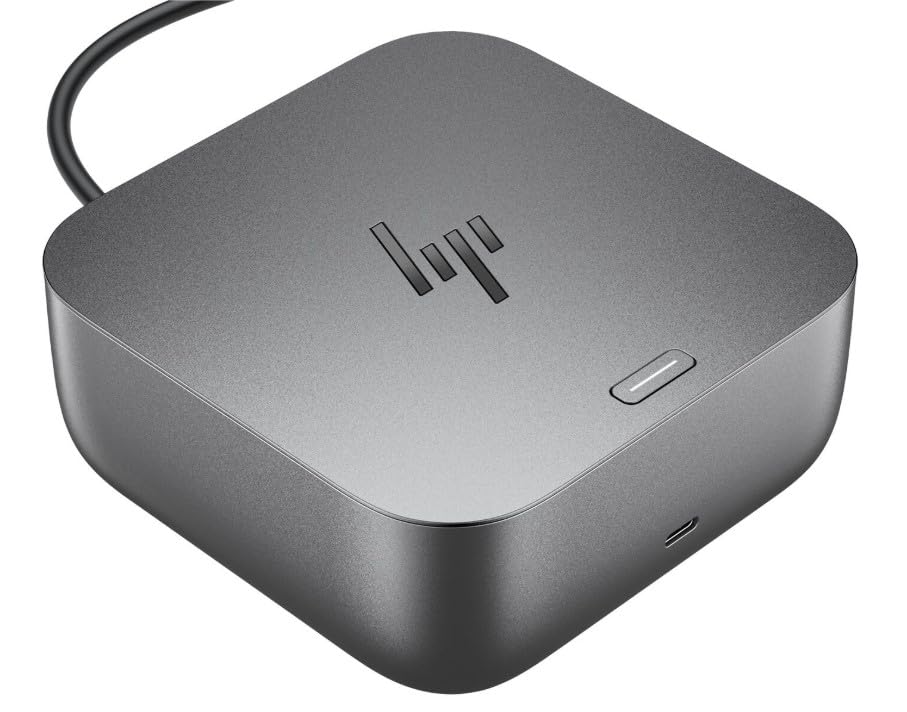 HP 100W G6 Thunderbolt 4 Dock Universal Thunderbolt/USB-C Docking Station | Bundle with DKZ Hub, Single Cable for Charging, Data Transfers to Any Brand Laptop) 9X472UT#ABA (2-Pack) - size: 2 Pack