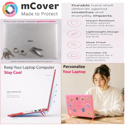mCover Case ONLY Compatible for 2023～2025 14" Dell Latitude 5440 5450 Series/Precision 3480 3490 Series Windows Notebook Computer (NOT Fitting Any Other Dell Models) - Black - color: Black