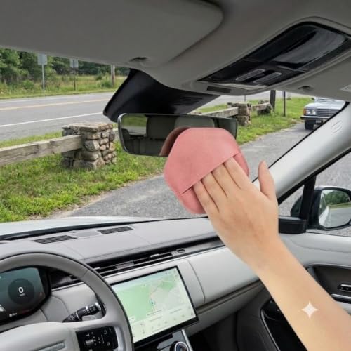 Microfiber Car Screen Cleaner Cloth Electronic Wipes Reusable Cleaning Pad for Laptops, Computer, Tablets, TV,Monitors,Screen Wipes Interior Car Accessories(6 Pack)