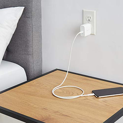 Amazon Basics 65W One-Port GaN USB-C Wall Charger with Power Delivery PD, Foldable Plug, Portable, Fast Charging for Laptops, Tablets & Phones, Non-PPS, White - color: White, style: 65W (1 USB-C)
