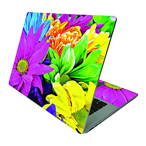MightySkins Skin Compatible With Microsoft Surface Laptop 4 15” - Colorful Flowers | Protective, Durable, and Unique Vinyl Decal wrap cover | Easy To Apply, Remove, and Change Styles | Made in the USA - color: Colorful Flowers