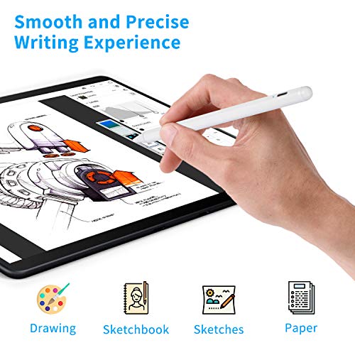 Chromebook Flip 2-in-1 Touchscreen Laptop Stylus Pen, Active Pen Digital Capacitive Stylus for ASUS Chromebook Flip 2-in-1 Laptop Stylus with Ultra Fine Tip,Touch-Control and Rechargeable,White - color: White
