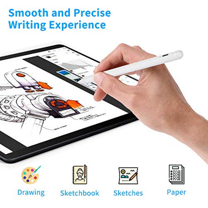 Chromebook Flip 2-in-1 Touchscreen Laptop Stylus Pen, Active Pen Digital Capacitive Stylus for ASUS Chromebook Flip 2-in-1 Laptop Stylus with Ultra Fine Tip,Touch-Control and Rechargeable,White - color: White
