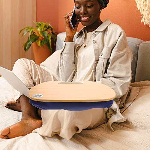 Yardwe Multi-Functional Laptop Bed Desk with Non- Bar Portable Lap Tray for Writing Study and Office and Bedroom Use