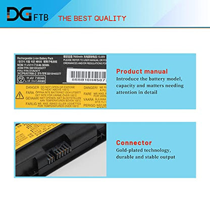 DGTECH 77+ 01AV477 Laptop Battery Compatible with Lenovo Thinkpad P50 P51 P52 Series SB10H45077 SB10H45078 00NY493 00NY492 L17L6P51 L17M6P51 SB10K97634 SB10K97635 01AV495 01AV496 77+ 77++
