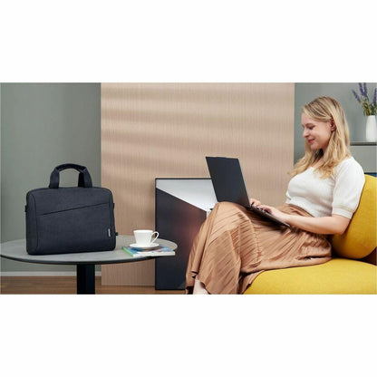 Lenovo Laptop Carrying Case T210, 15.6-Inch Laptop and Tablet, Sleek Design, Durable and Water-Repellent Fabric - color: Eco Black, size: 15.6 inch