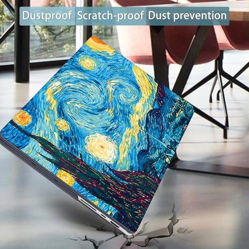 Mektron Case for M5 MacBook Pro 14 inch 2026 Model A3427 A3426 Fit 2025-2021 Model A3434 A3112 M4 A3112 A3401 A3185 M3 A2918 A2992 M2 A2779 M1 A2442 Pro/Max Cover, Abstract Starry Sky - color: Abstract Starry Sky