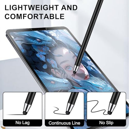 Stylus Pen [10 Pack] Universal Capacitive Touch Screen Pens - color: 10 black/white