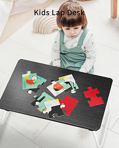 Ruxury Folding Lap Desk Laptop Stand Bed Desk Table Tray, Breakfast Serving Tray, Portable & Lightweight Mini Table for Sofa Couch Floor - Black - color: Black