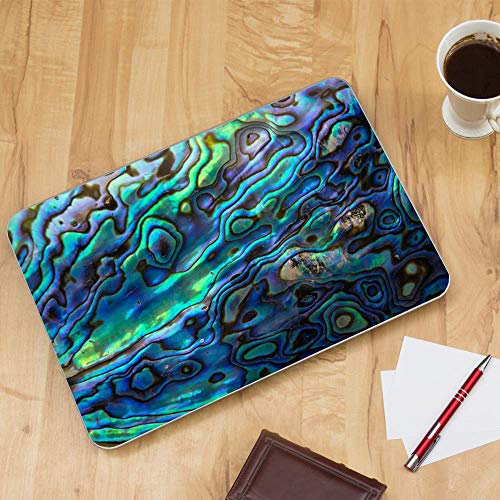 Custom Fit Made to Order Laptop Notebook Skin Vinyl Sticker Cover Decal Fits 13.3" 14" 15.6" 16" HP Lenovo Apple Mac Dell Compaq |Abalone Shell Green Swirl Blue Gold - color: Style 5