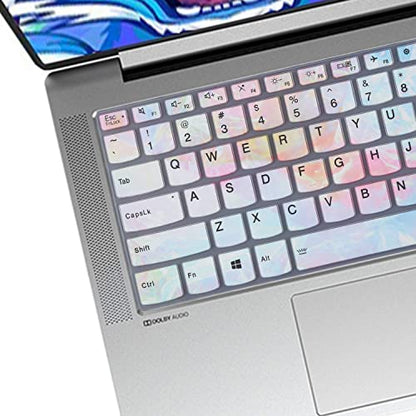 Keyboard Cover for Lenovo Yoga 5i 7i 9i 14" 2-in-1, Lenovo Flex 5 14", Ideapad 5 14", Lenovo Silm 7 9 14", IdeaPad Flex 5 5i 14, IdeaPad Slim 5i 7i Pro, ThinkBook 14 14s G2 G3 Keyboard Cover-Color - color: colors