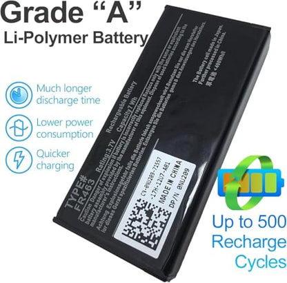 LQM 3.7V 7Wh New Fr463 Nu209 Replacement Battery for Dell Poweredge | Compatible Part Number FR463 NU209 P9110 U8735 DELL Poweredge Perc 5i 6i 1950 T610 T410 T300 R710 R610 H700 R910 - color: Fr463
