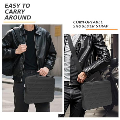 NIDOO 14 inch Laptop Sleeve Carrying Case Computer Bag for 14" MacBook Pro M5 Max/13 13.6" MacBook Air M5 M4/ 13" Macbook Neo/Asus ZenBook 14/ASUS Lenovo ThinkPad HP Shockproof Hardshell Handle - size: 14 inch