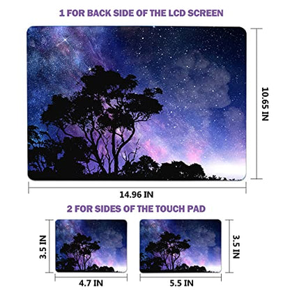 AIMSA Laptop Skin Sticker Decal, 12 13 13.3 14 15 15.4 15.6 inch Laptop Art Decal Protector Notebook Netbook PC 15.6" Universal Vinyl Cover, Tree Galaxy - color: Tree Galaxy