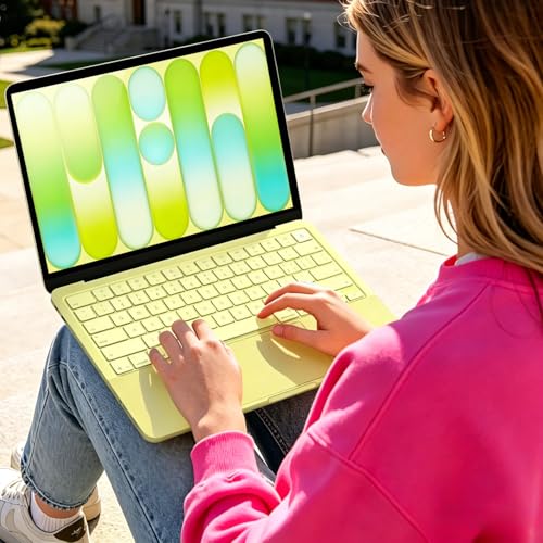 Palm Rest Protector for MacBook Neo 13 Inch, Palm Rest Cover Trackpad Cover Touch Bar Skin for MacBook Neo A18 Pro A3404 2026 - Yellow - color: Yellow