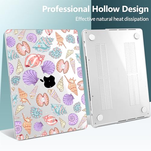 TWOLSKOO Compatible with MacBook Pro 14 inch Case M5 2026 2025-2021 Release M4 M3 M2 M1 Pro/Max Chip, Plastic Hard Shell & Keyboard Cover & USB C to USB Adapter & Screen Film, Colorful Shells - color: Colorful Shells