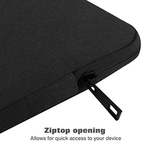 MoKo 13 Inch Tablet Sleeve Bag Polyester Padded Carrying Case Slim Design | Fits New 13inch iPad Air M4 2026, iPad Pro M5/M4/Air M3/M2 13", iPadPro 12.9", Galaxy Tab S8+/S9+ 12.4", Black - color: Black, size: 13 inch